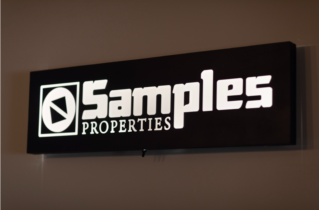 Samples Properties Signage